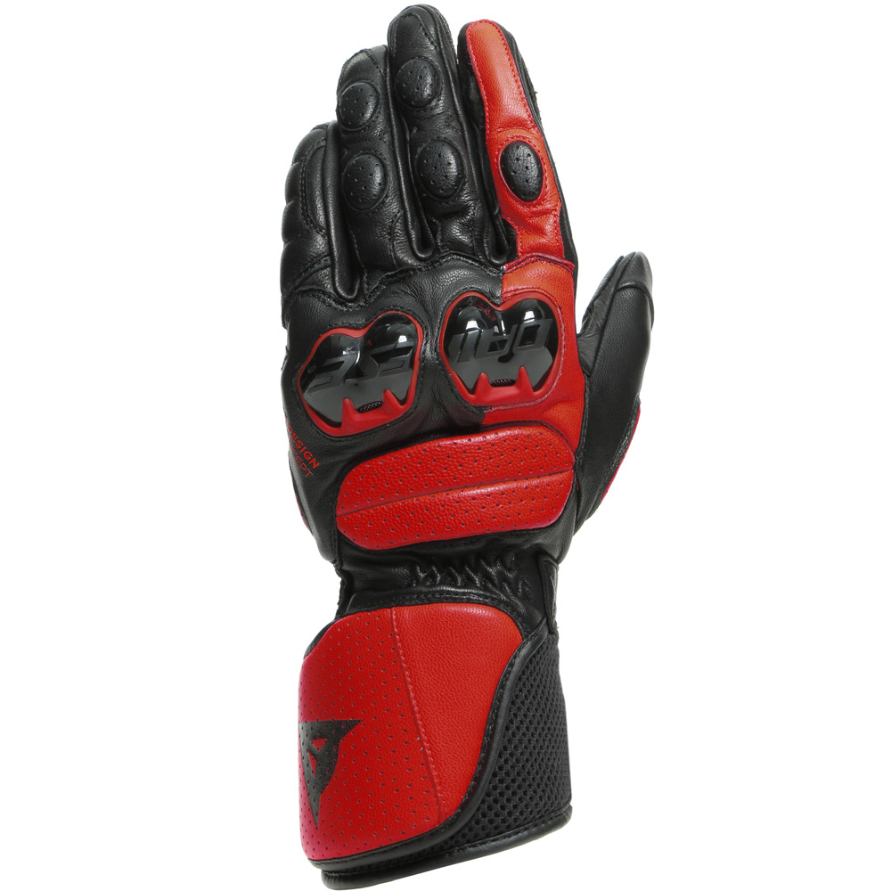 Guanti Dainese Impeto nero lava rosso