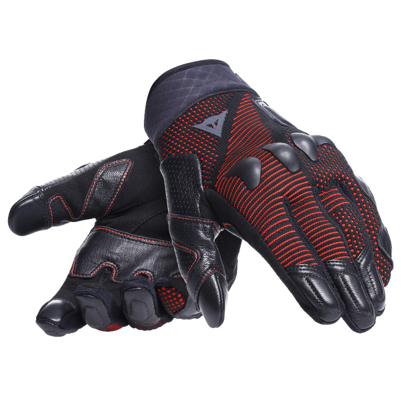 Guanti Dainese Unruly Ergo-Tek nero rosso