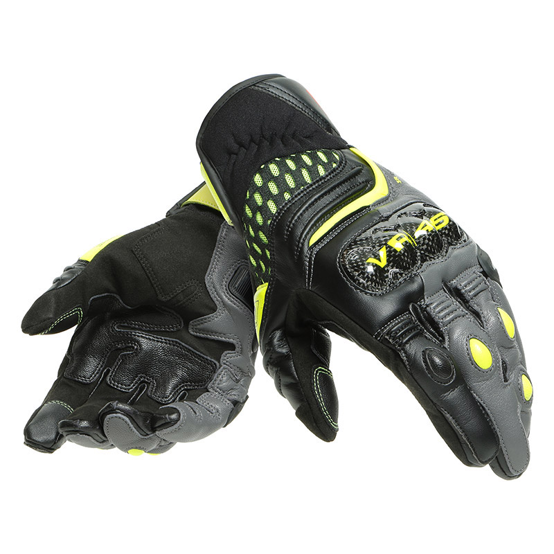 Guanti Dainese VR46 Sector Short giallo fluo