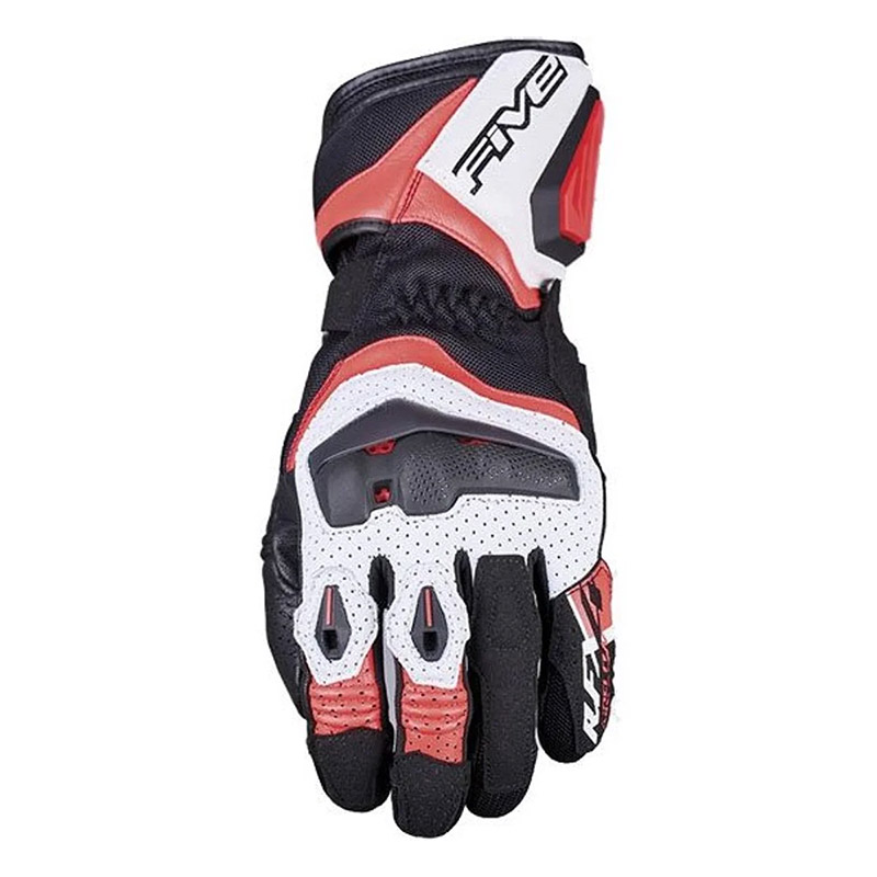 Guanti Five RFX4 Airflow bianco rosso fluo