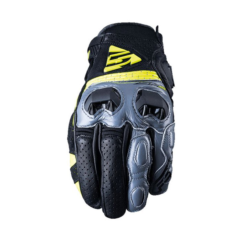 Guanti Five SF2 grigio giallo fluo