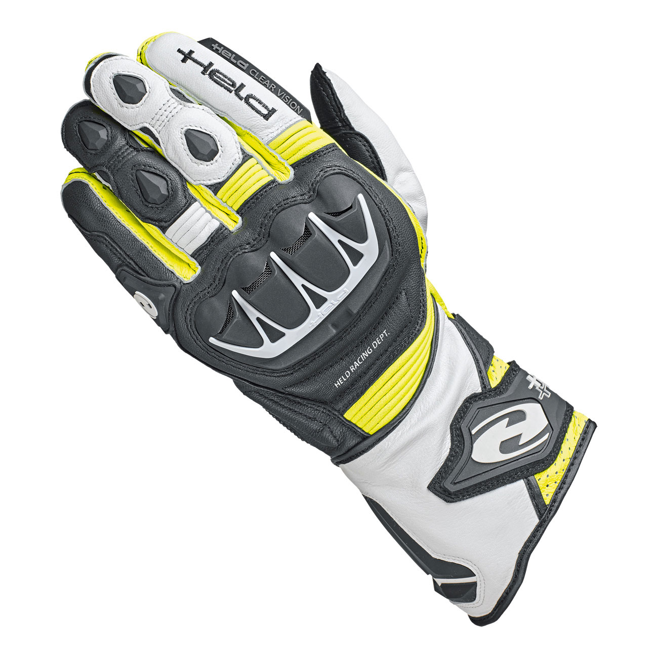 Held Evo Thrux 2 Racing Gloves Black Yellow He 021911 58 Gloves