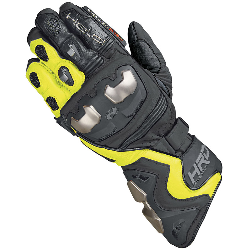 Guanti Held Titan RR nero giallo fluo