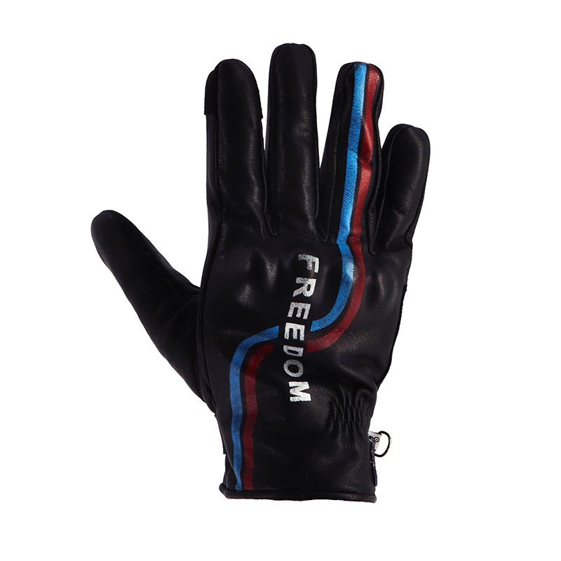 Guanti Helstons Freedom Ete nero blu rosso