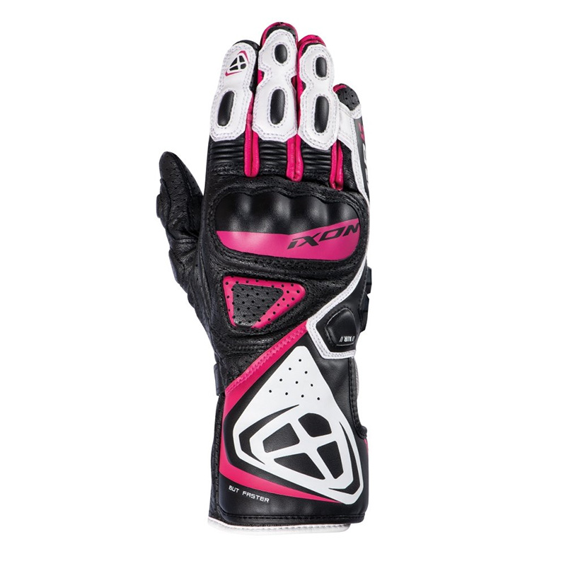 Guanti Donna Ixon GP5 Air nero bianco fuchsia