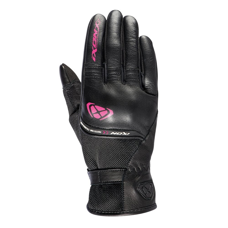 Guanti Donna Ixon Rs Shine 2 nero fuchsia