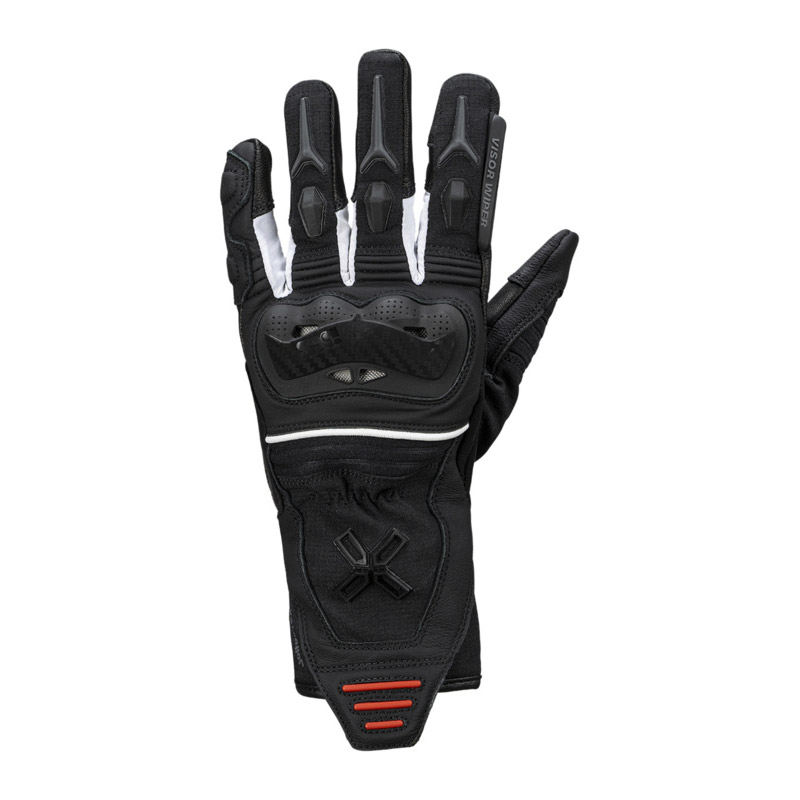 Guanti Ixs Rapid-STX 1.0 nero bianco rosso
