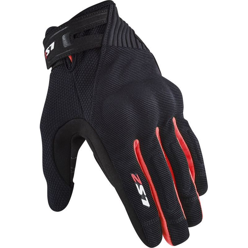 Guanti LS2 Dart 2 nero rosso