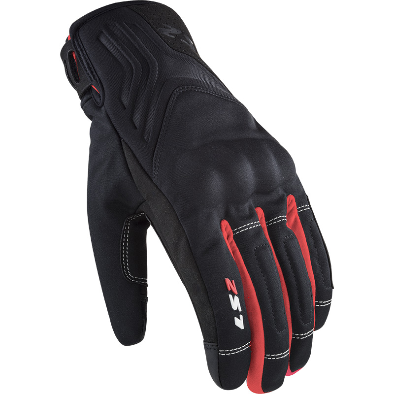 Guanti LS2 Jet 2 nero rosso