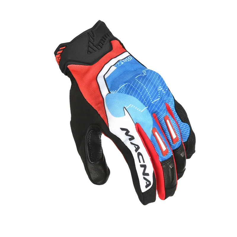 Guanti Macna Assault 2.0 rosso bianco blu