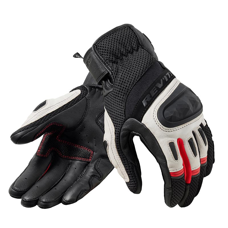 Guanti Rev'It Dirt 4 nero rosso