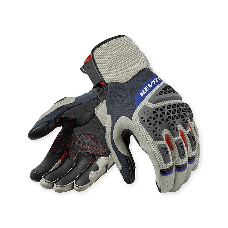Guanti Rev'it Sand 5 argento rosso