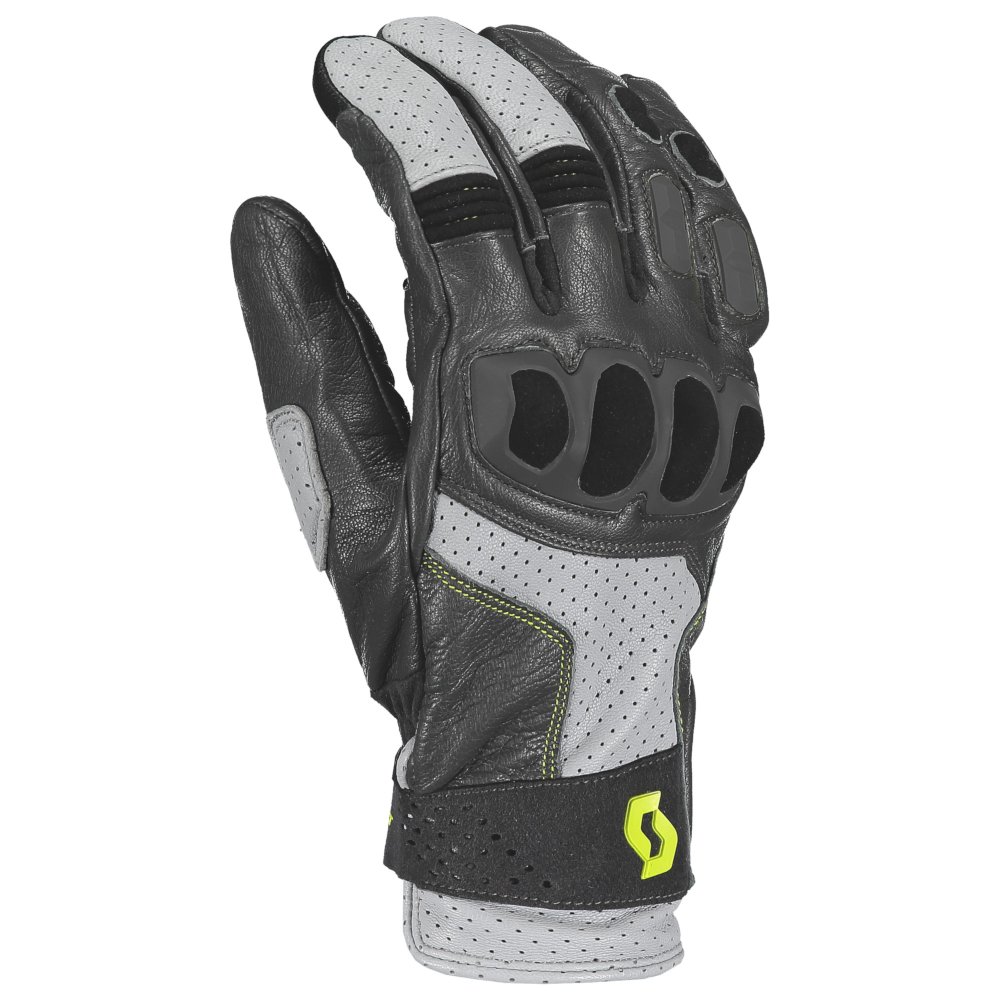 Guanti SCOTT Sport ADV grigio scuro verde lime