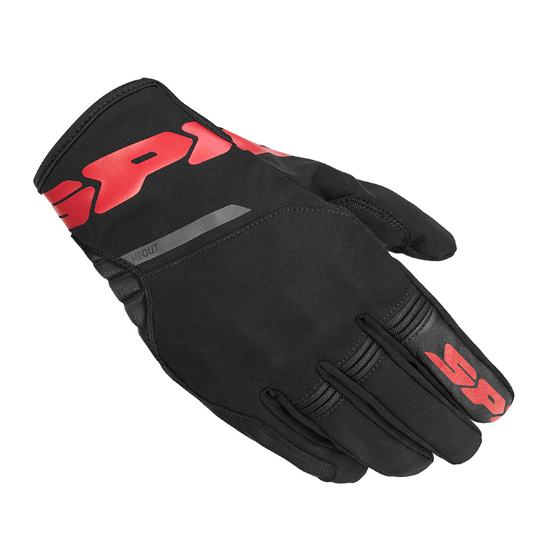 Guanti Donna Spidi Flash H2Out nero rosso