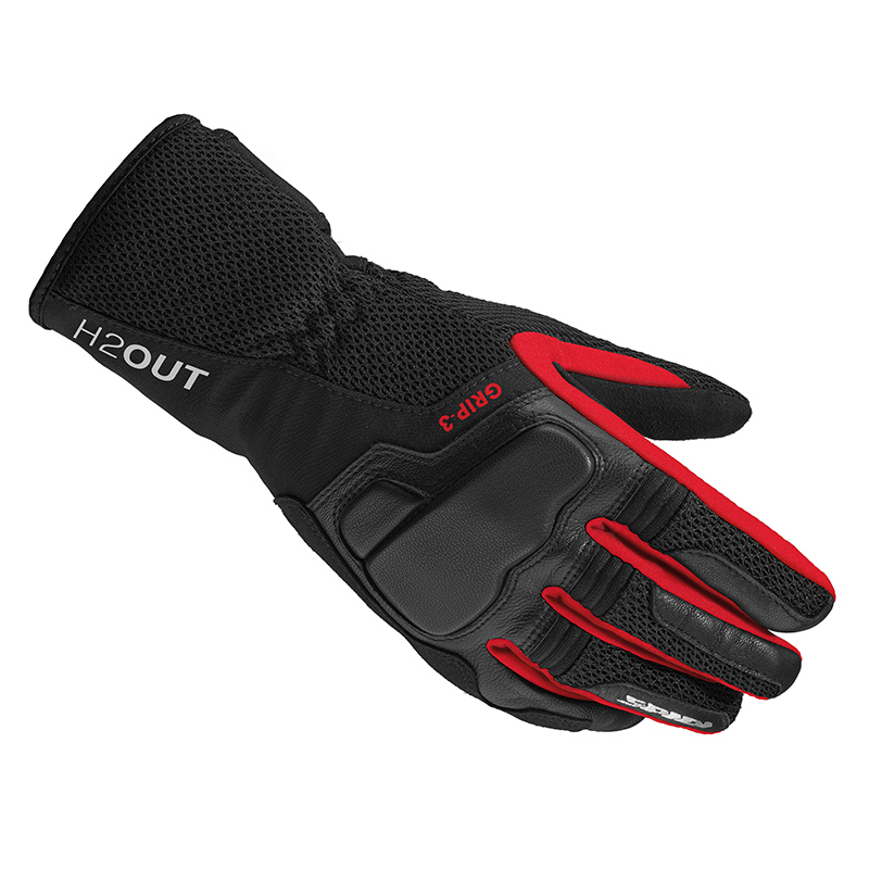 Guanti Donna Spidi Grip 3 nero rosso