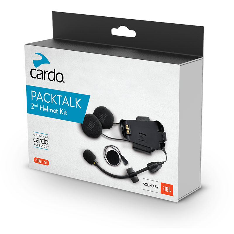 Kit Audio Cardo Packtalk JBL 40mm 2nd Helmet