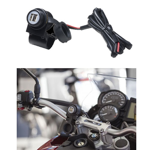 Interphone Dual Usb Port For Handlebar ACCMOTO2USB Communications