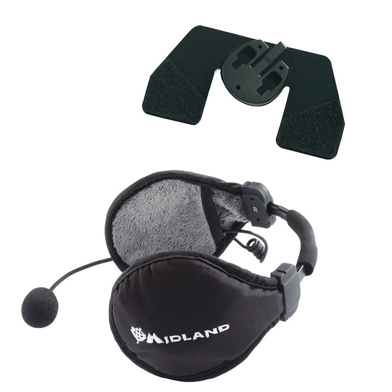 Midland Bt Ski Audio Kit Headphones Black