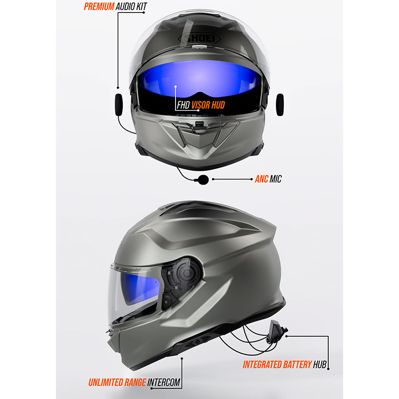 Shoei Hud X GT Air 3 Smart