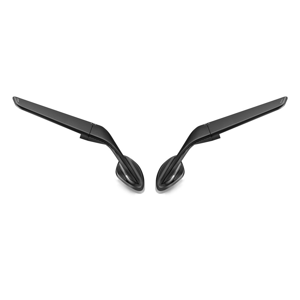 Coppia Specchi Rizoma Stealth Aprilia Rs660 nero