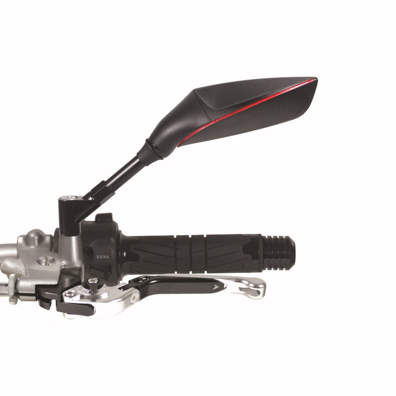 チャフト ランディ 右ミラー レッド ハンドル関連 CH-IN494 MotoStorm