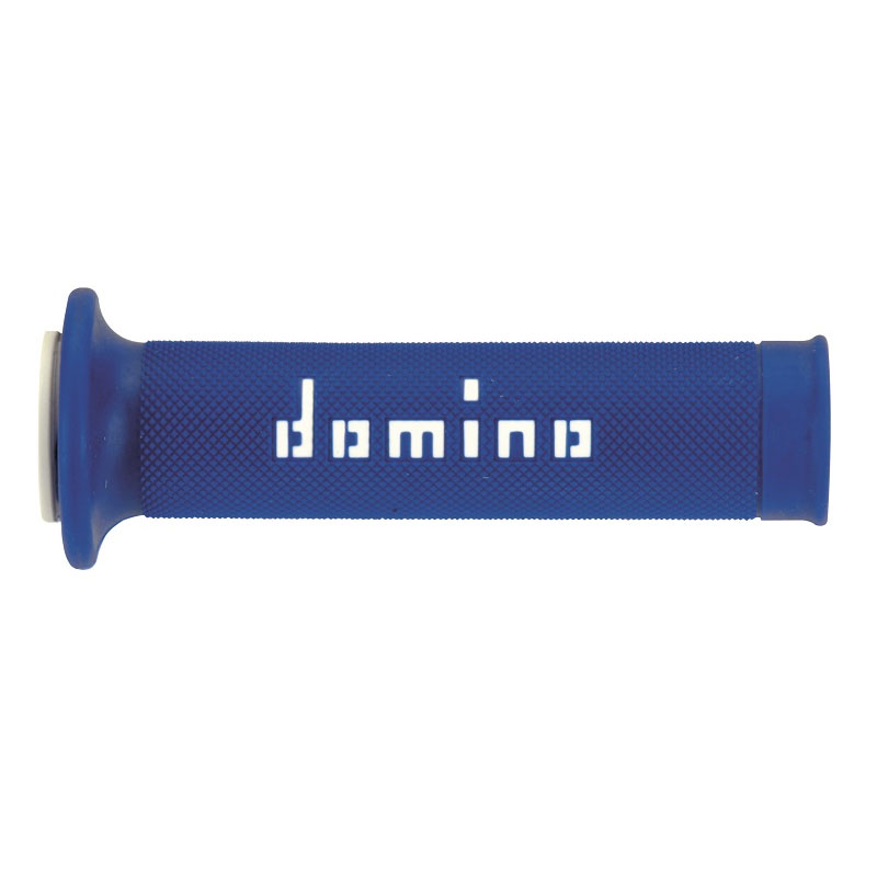 Coppia Manopole Domino A01041C blu bianco