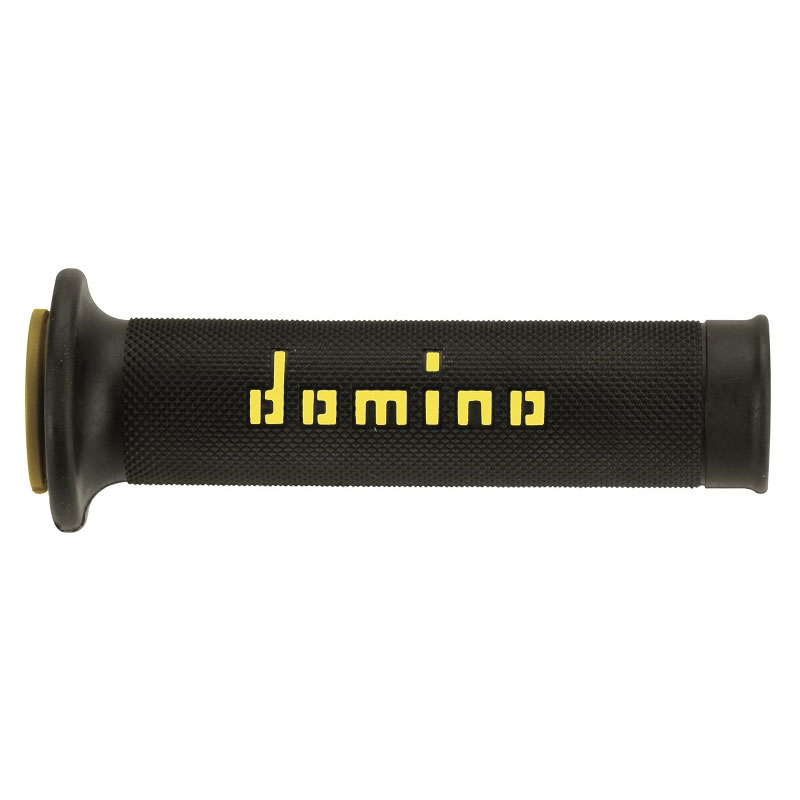 Coppia Manopole Domino A01041C nero giallo