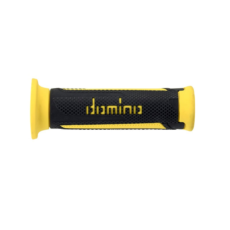 Coppia Manopole Domino A35041C antracite giallo