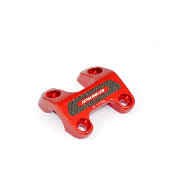 Ducabike Blocco Manubrio Scrambler 28mm rosso