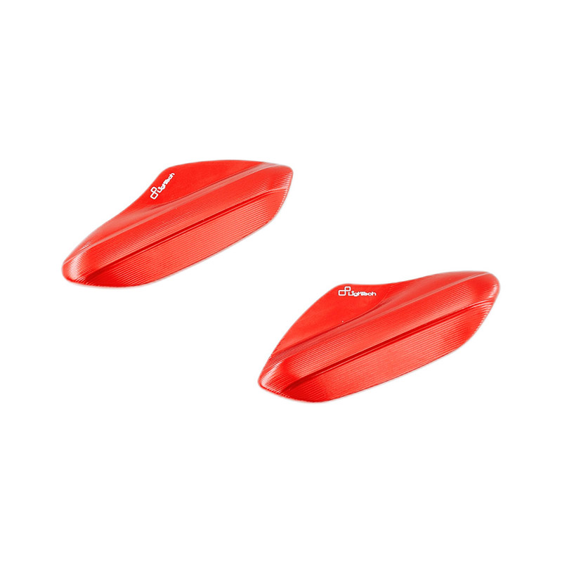 Coppia Tappi Specchio Lightech Aprilia RS660 rosso