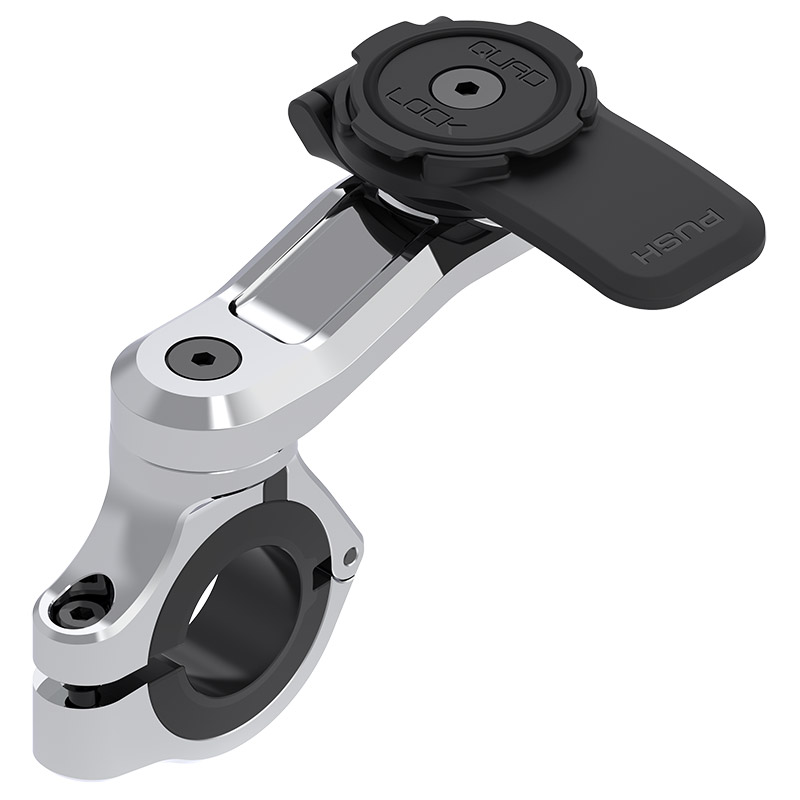 Quad Lock Quadl Pro Chrome Handlebar Mount
