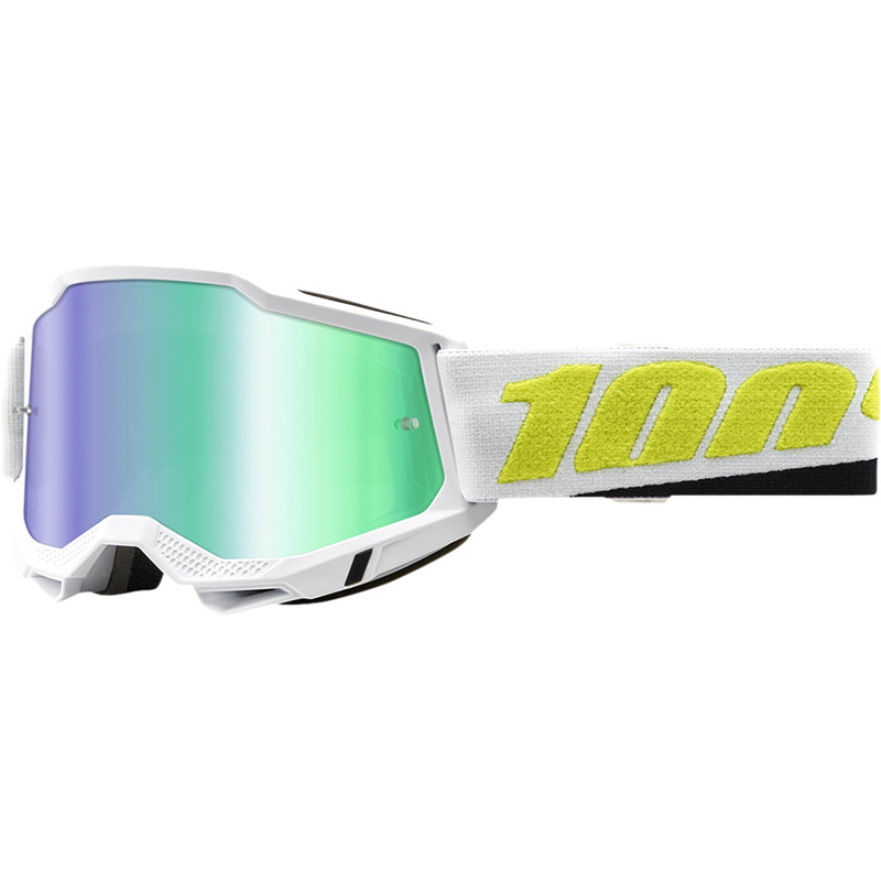Maschera 100% Accuri 2 Peyote Verde Specchiato | MotoStorm