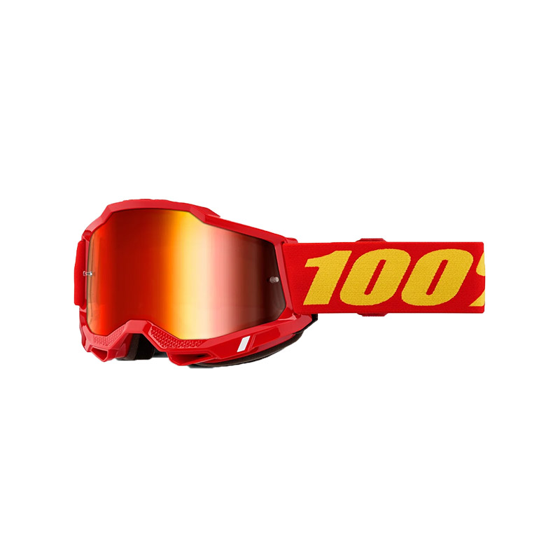 Maschera 100% Accuri 2 Rosso specchiato rosso