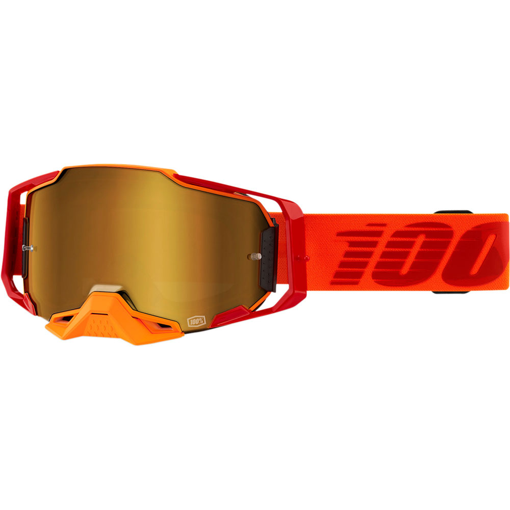 Maschera Cross 100% Armega Litkit Specchio | MotoStorm