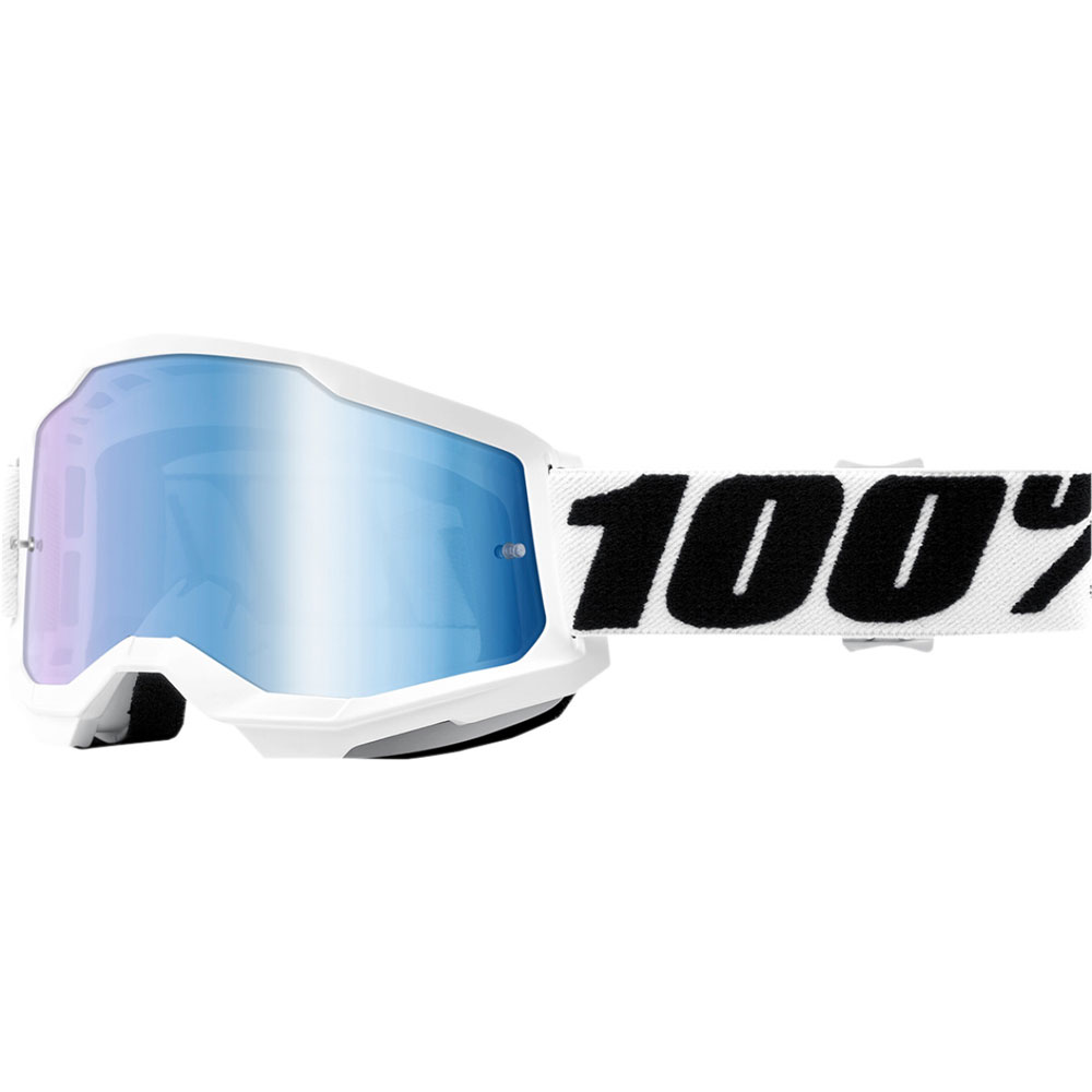 Maschera 100% Strata 2 Everest lente blu