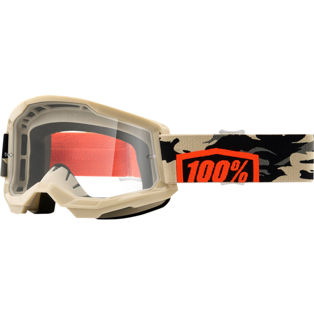 Maschera 100% Strata 2 Kombat lente chiara