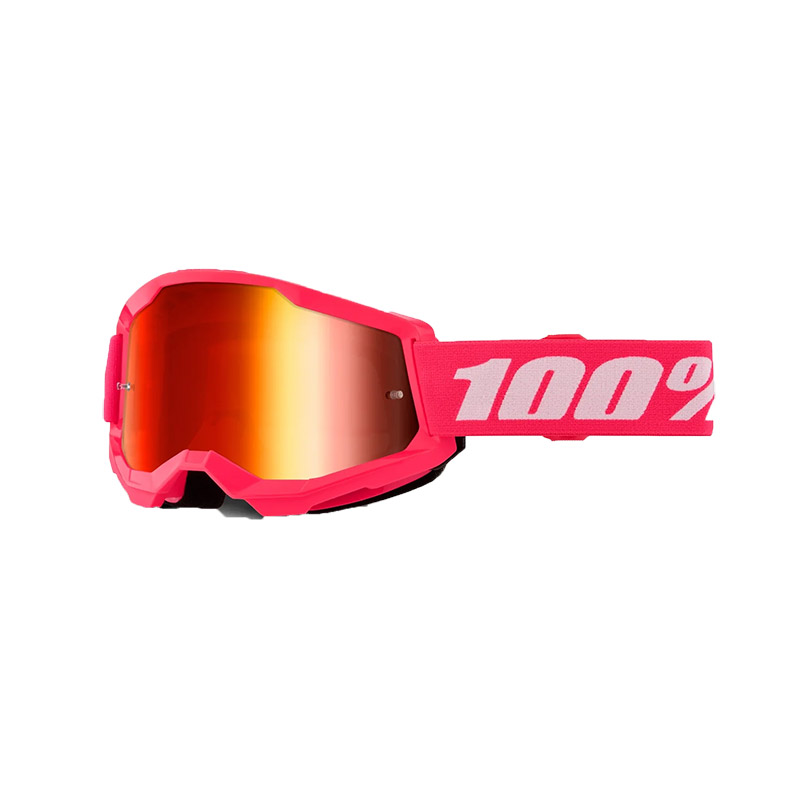 Maschera 100% Strata 2 Rosa specchiato rosso