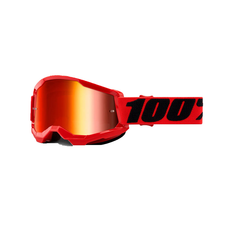 Maschera 100% Strata 2 Rosso specchiato rosso