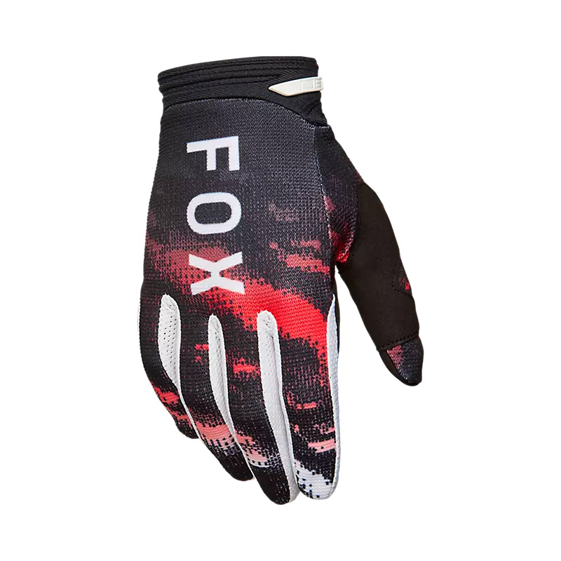Fox 180 Kairos Handschuhe weiß rot fluo