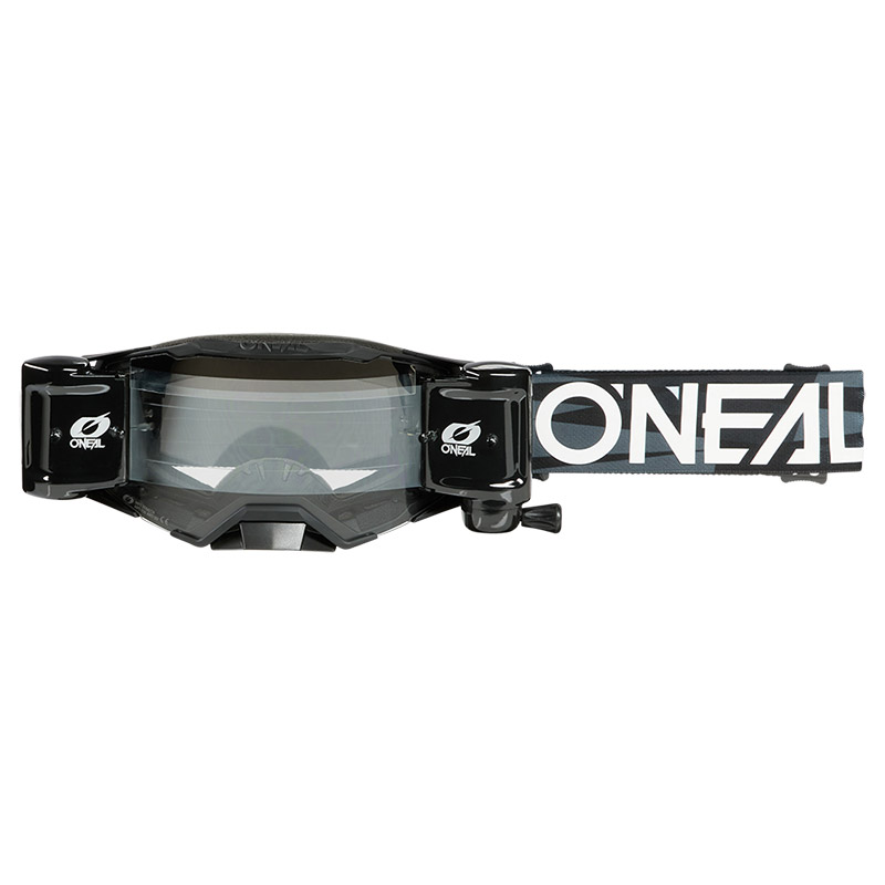 Maschera O Neal B-33 Roll Off Ictus nero bianco