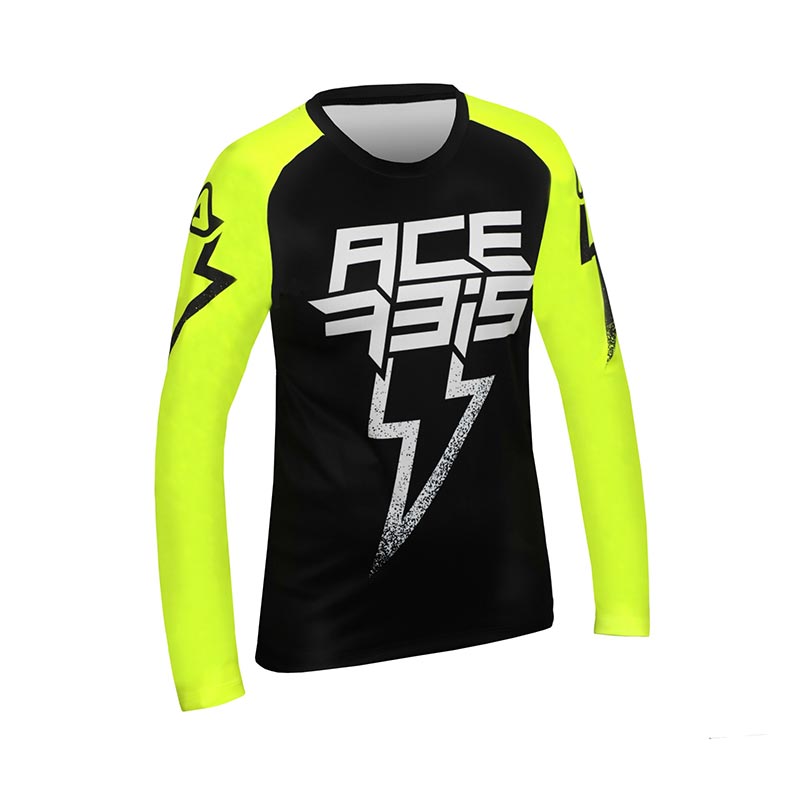 Maglia Acerbis J-Kid Blizzard nero bianco