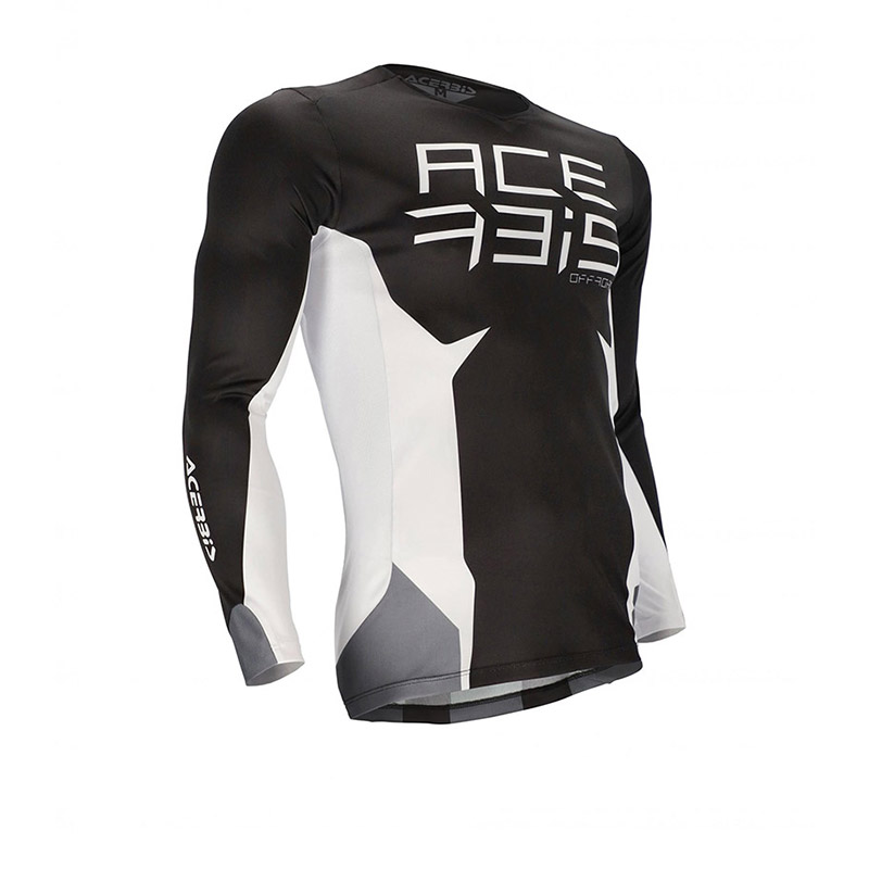 Maglia Acerbis MX J-Track Three nero bianco