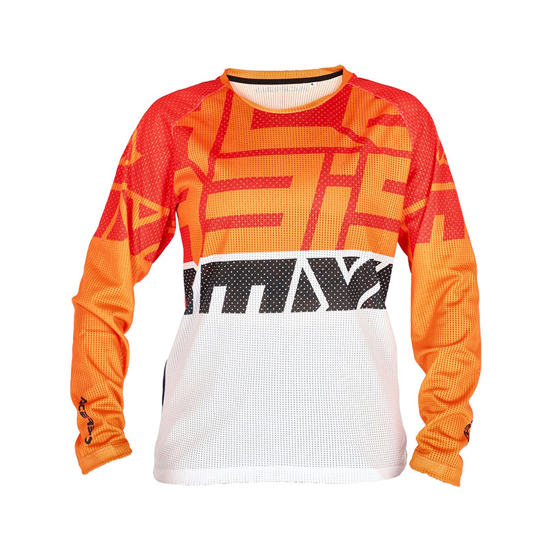 Maglia Acerbis MX J-Windy Four Kid Vented arancio