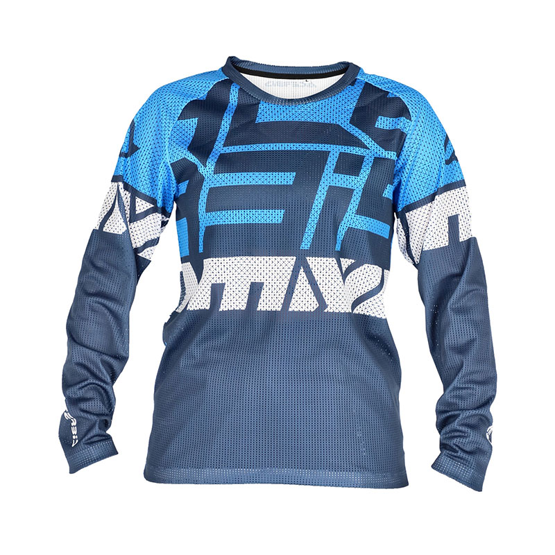 Maglia Acerbis MX J-Windy Four Kid Vented blu