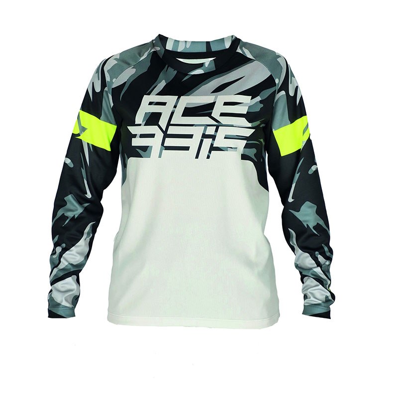 Maglia Acerbis MX J-Kid Four grigio nero