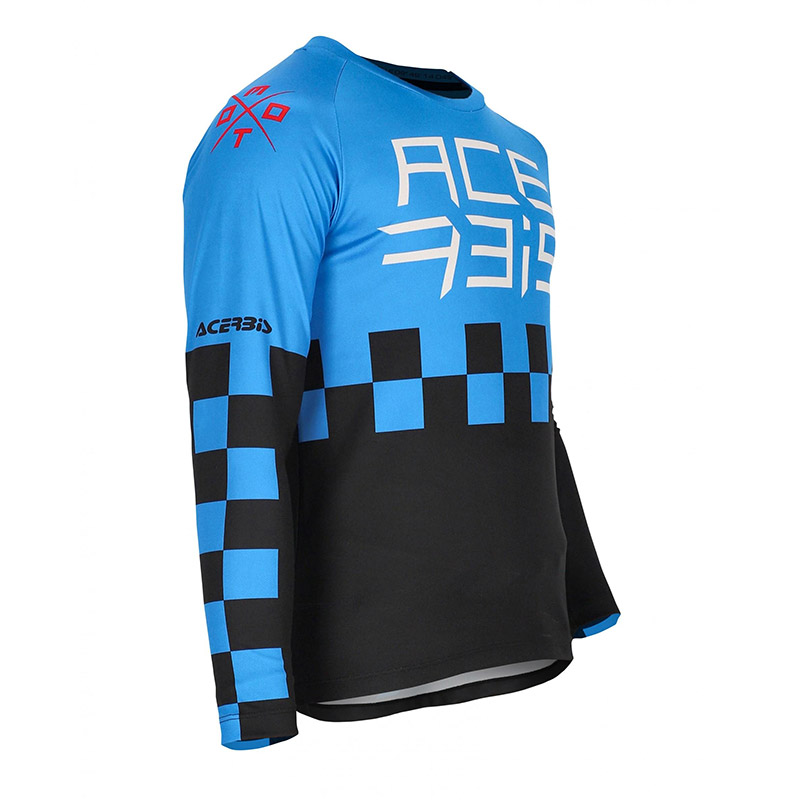 Maglia Acerbis MX J-Kid One blu nero