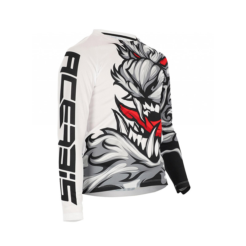 Maglia Acerbis MX J-Kid Two grigio bianco