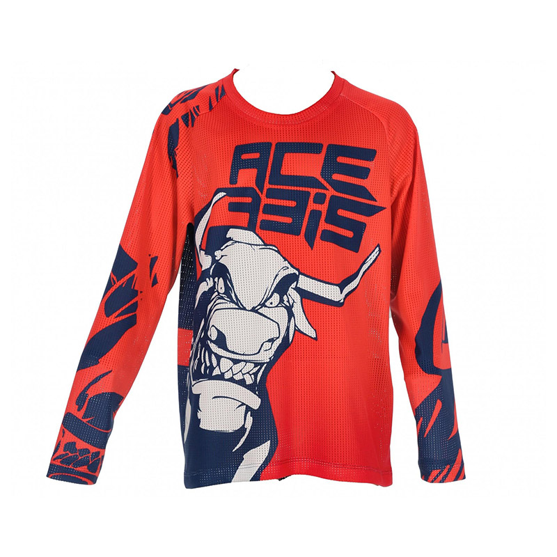 Maglia Acerbis MX J-Windy Three Kid Vented rosso