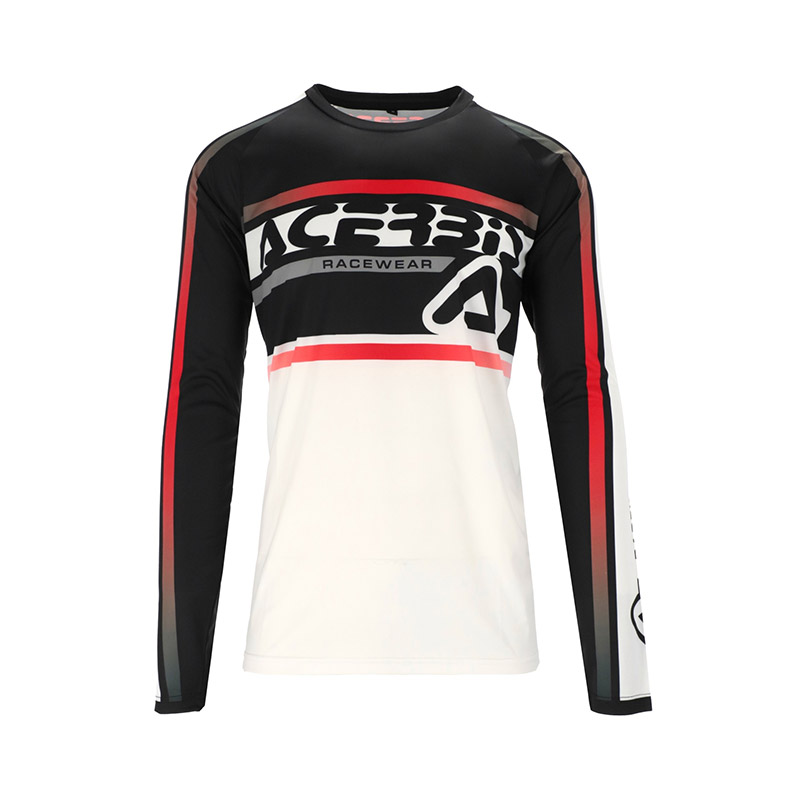 Maglia Acerbis Mx Linear Lugo bianco nero