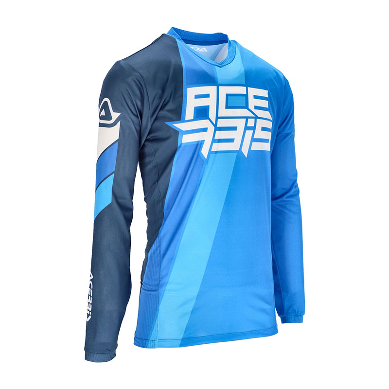 Camiseta Acerbis J-Track Four azul blanco AC-0025038-245 Ropa Offroad | MotoStorm